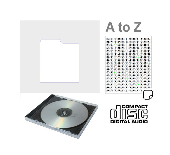 CD Divider A-Z (White)
