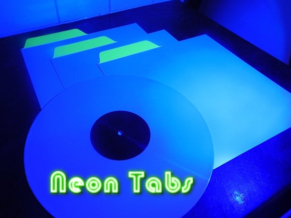 LP Twelve Inch Divider Storage Organiser Neon
