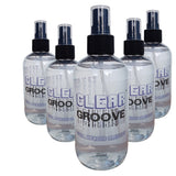 5 pack of clear groove spray