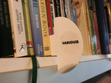 example of bookshelf dividers - library supplies UK