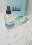 CD Cleaner kit with gloves and microfiber cloths