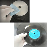 Precision gloves for record and CD cleaning