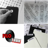 Universal Tab Labels Stickers - Genres (Music / Film / Books)